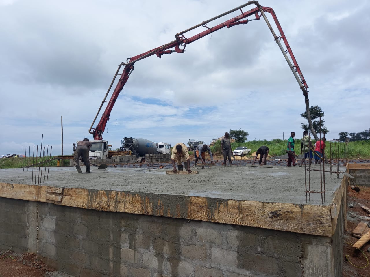 Skilled labour on site